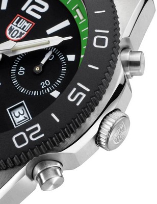 Pre-owned Luminox Xs.3157.nf Mens Watch Pacific Diver Chronograph