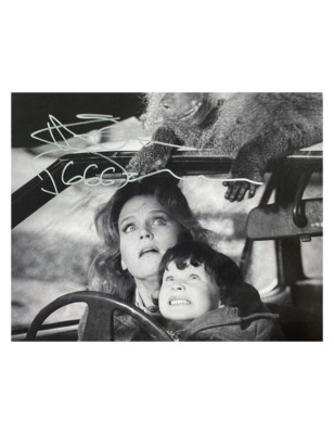 10x8'' The Omen Print Signed by Harvey Stephens With Monopoly Events COA