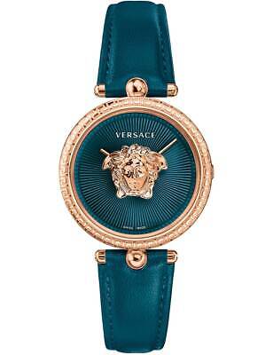 Pre-owned Versace Vecq00318 Ladies Watch Palazzo 34mm 5atm