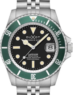 Pre-owned Duxot Dx-2057-33 Mens Watch Atlantica Automatic Diver 42mm 20atm