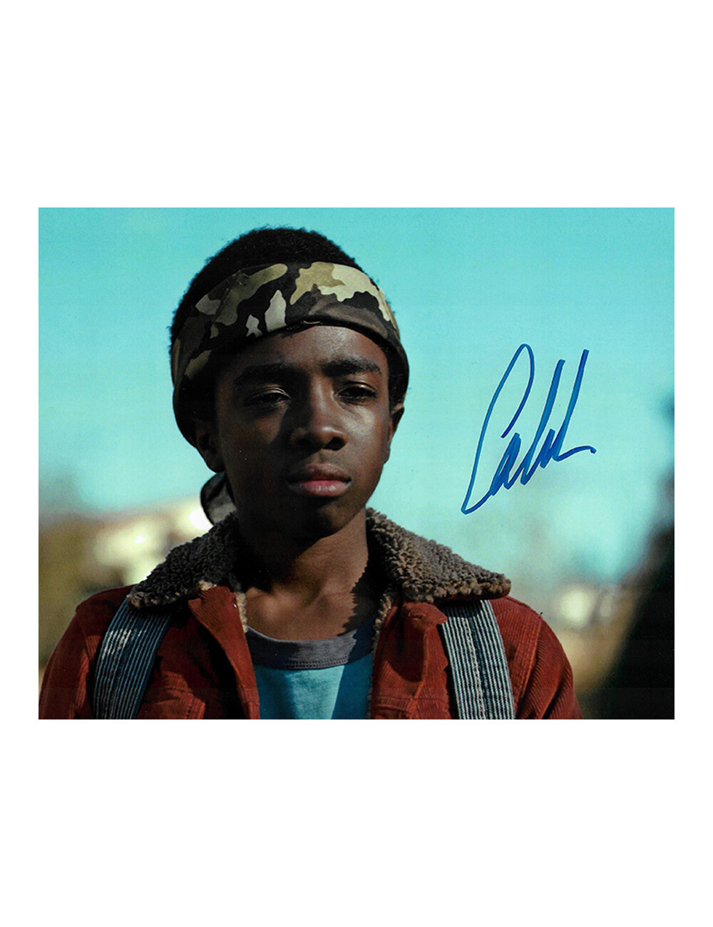 Caleb McLaughlin ストレンジャーシングス直筆サインカード