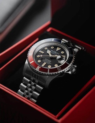 Pre-owned Duxot Dx-2057-11 Mens Watch Atlantica Automatic Diver 42mm 20atm