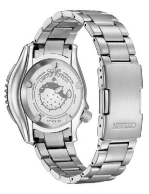 Pre-owned Citizen Ny0161-63le Mens Watch Promaster Marine Fugo Day-date Automatic 42mm ...