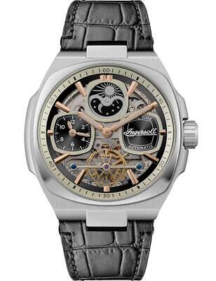 Pre-owned Ingersoll I15801 Mens Watch The Spirit Automatic 47mm 5atm