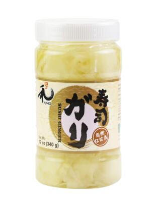  Pickled Sushi Ginger, Japanese White Gari Sushi Ginger Fat Free, Sugar Free
