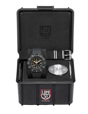 Pre-owned Luminox Xl.8825.h.set Herrenuhr Recon Point Man Set 45mm 20atm
