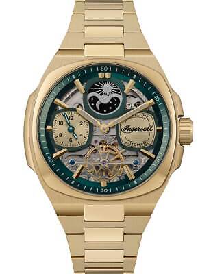 Pre-owned Ingersoll I15803 Mens Watch The Spirit Automatic 47mm 5atm