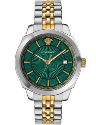 Pre-owned Versace Vev901623 Mens Watch Icon Classic 42mm 5atm