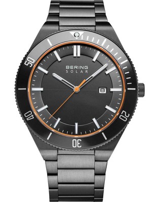 Pre-owned Bering 14443-779 Mens Watch Solar Watch 43mm 10atm