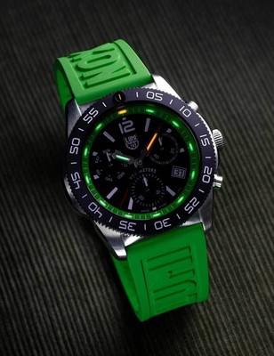 Pre-owned Luminox Xs.3157.nf Mens Watch Pacific Diver Chronograph