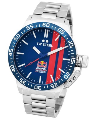Pre-owned Tw Steel Tw-steel Cs111 Red Bull Ampol Racing Mens Watch 45mm 10atm