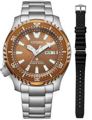 Pre-owned Citizen Ny0164-65xe Mens Watch Promaster Marine Fugo Day-date Automatic 42mm ...