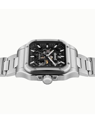 Pre-owned Ingersoll I14501 The Ollie Automatic Mens Watch 42mm 5atm