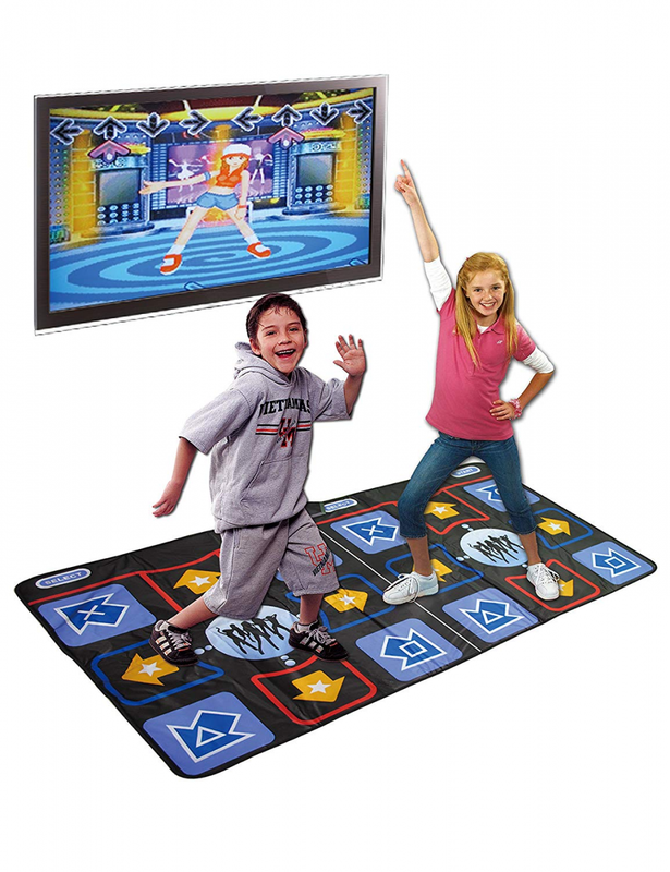 WOLSEN Non-slip & Non-toxic Durable Dual Playing TV Dance Mat with high-elastic