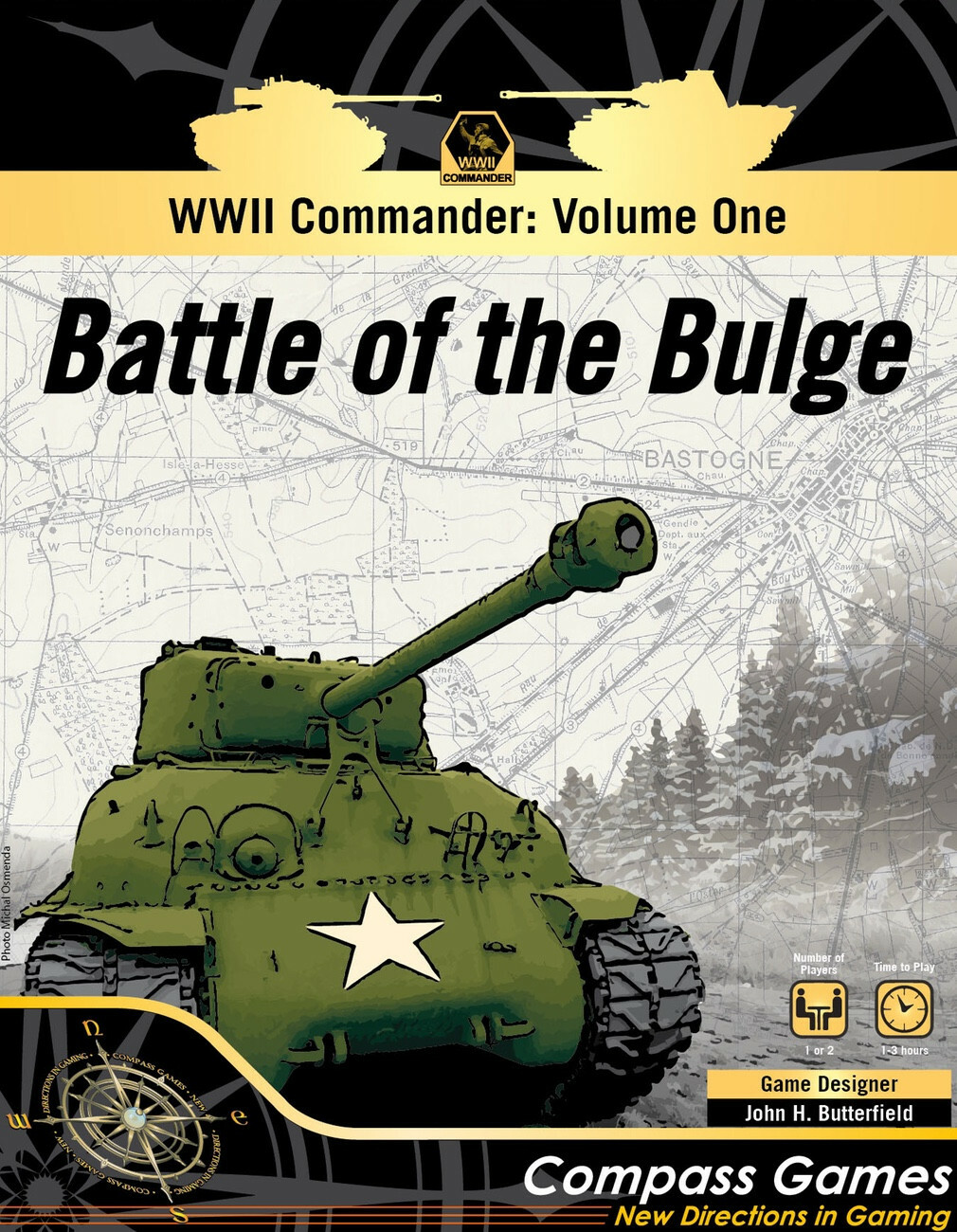 Compass Games WWII Commander: Volume One Battle Of The Bulge Быстрый корабль NISW