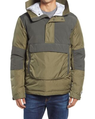 Pre-owned Nike Men's  Sportswear Men's Insulated Hooded Anorak In Green