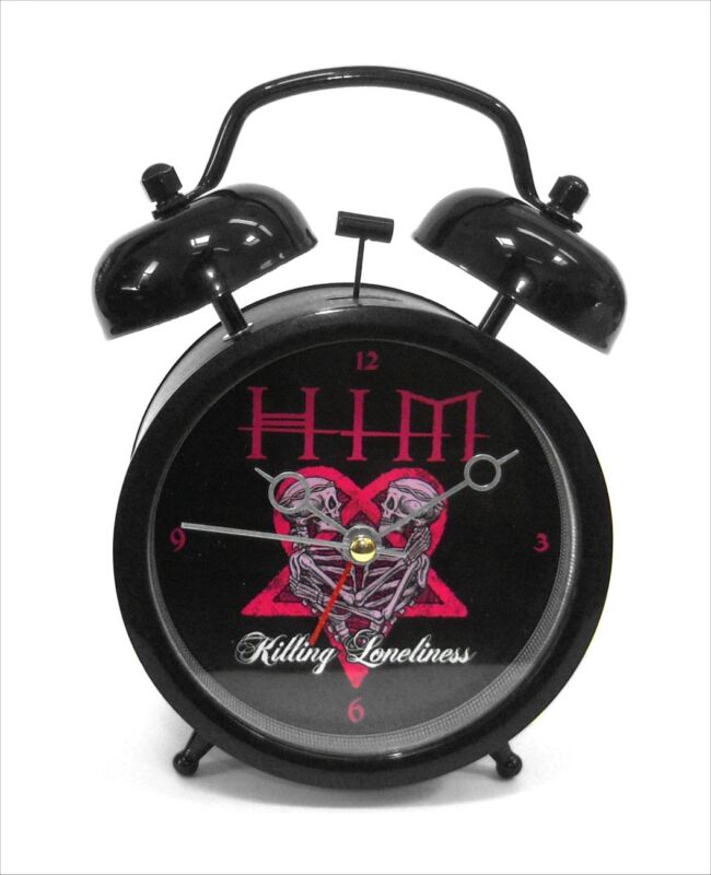 HIM H.I.M. Killing Loneliness Heartagram Metal Alarm Clock NEW