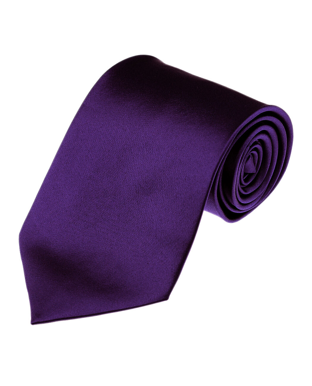 Color:103-Eggplant:Manzini Neckwear New Hot Trend! Solid Color Plain Classic Necktie Men's Tie 