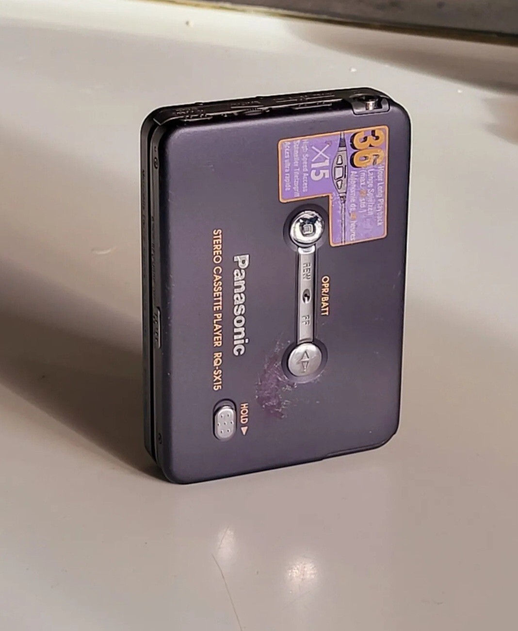 1878【デッドストック】Panasonic RQ-SX15カセットウォークマン 2009【デッドストック】Panasonic RQ-SX15カセットウォークマン