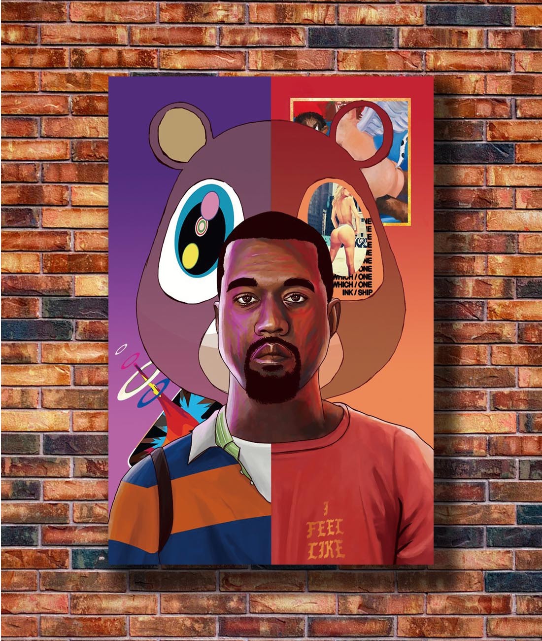 New Kanye West Grammy Rap HIPHOP Super Star Poster -14x21