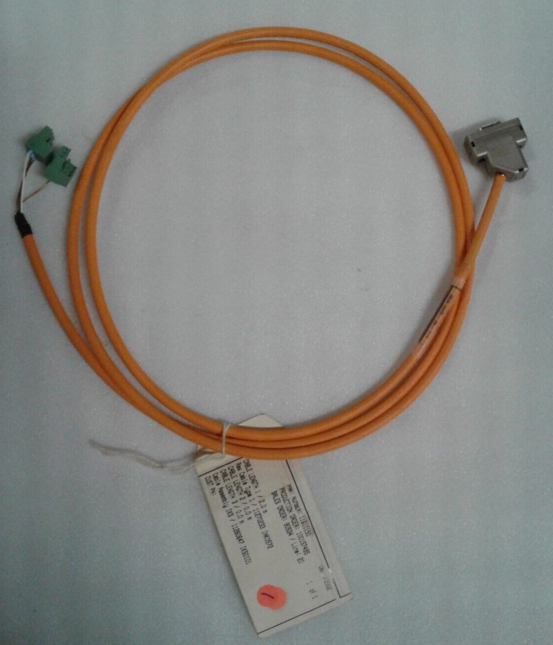 Rexroth Indramat IKS-0101 Cable Assembly 2.0M IKS0101 - New Rexroth Indramat IKS-0101 Cable Assembly 2.0M IKS0101 - New