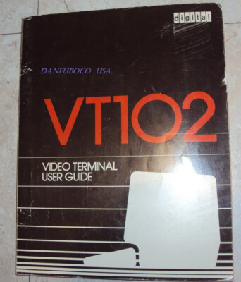 DEC - Digital VT102 Video Terminal User Guide in great shape 1981