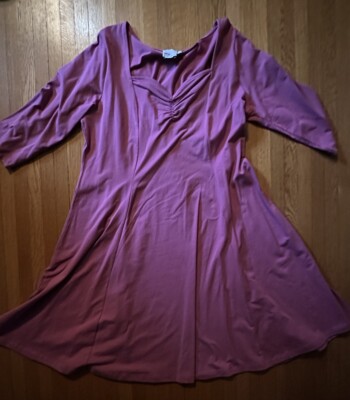 ASOS Curve Fit & Flare Dress in Sugarplum, Size 18, NWOT