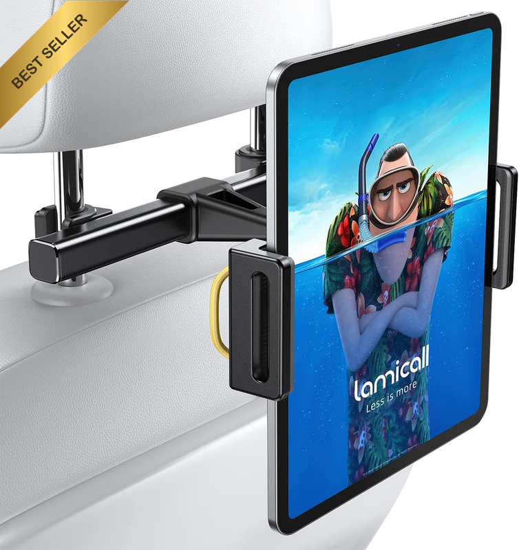 Car Tablet Headrest Holder - Car Back Seat Headrest Tablet Mount Stand for Kids,