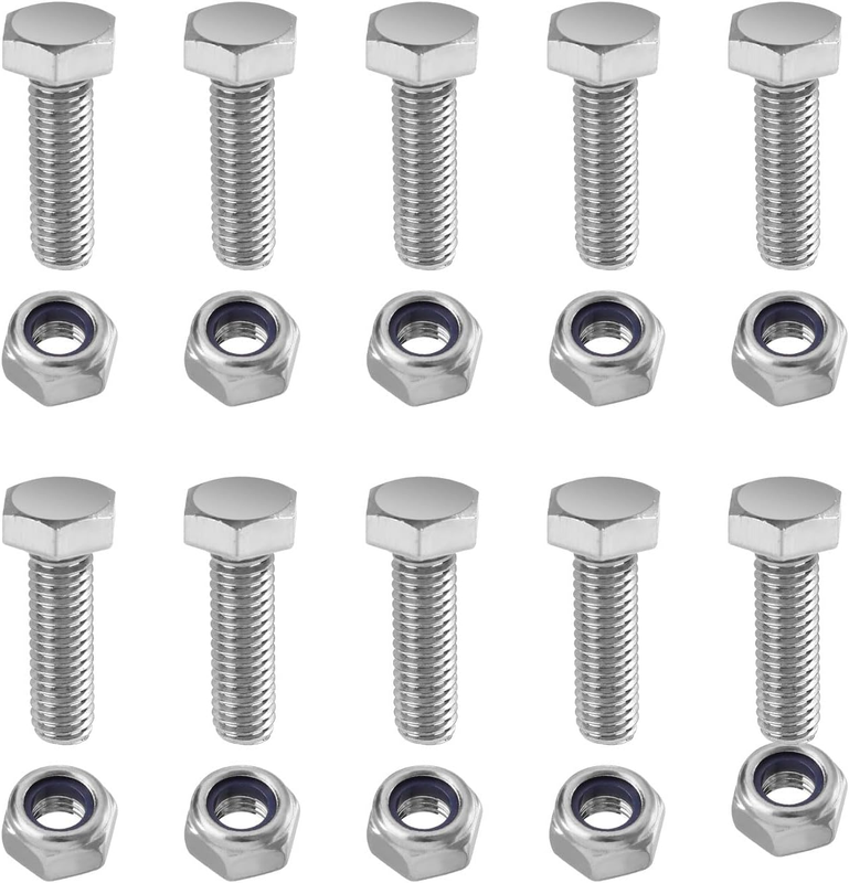Auger Shear Pins Bolts Nuts 10 Sets for Honda HS1132 HS624 HS828 HS928 HS724