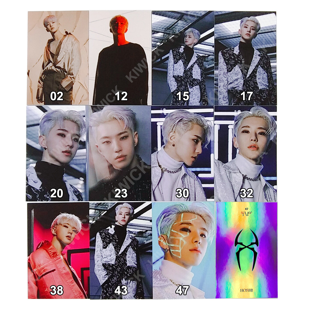 Seventeen Hoshi Official Solo Mixtape Spider Trading Photo Seventeen Hoshi Official Solo Mixtape Spider Trading Photo