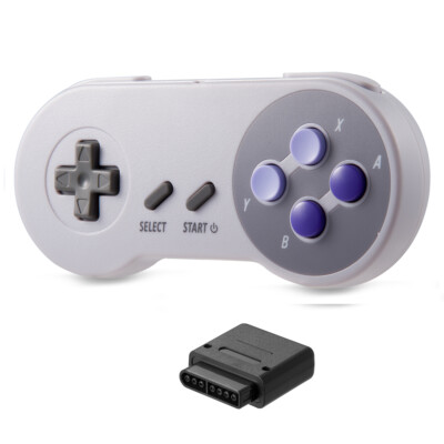 Wireless SNES Gamepad Receiver For Classic Super Nintendo Entertainment System