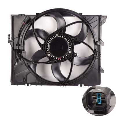 Engine Radiator Cooling Fan Assembly Motor 400W for 06-13 BMW 1 3 Series E90