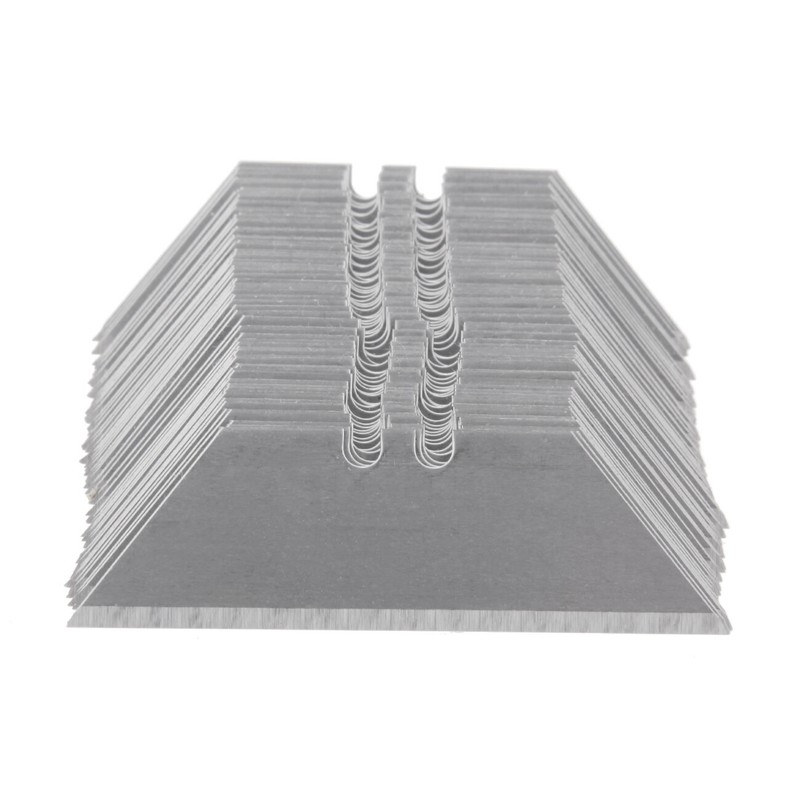 100pc Utility Blades Cutter Exacto Replacement Steel Knife Kit + Dispenser