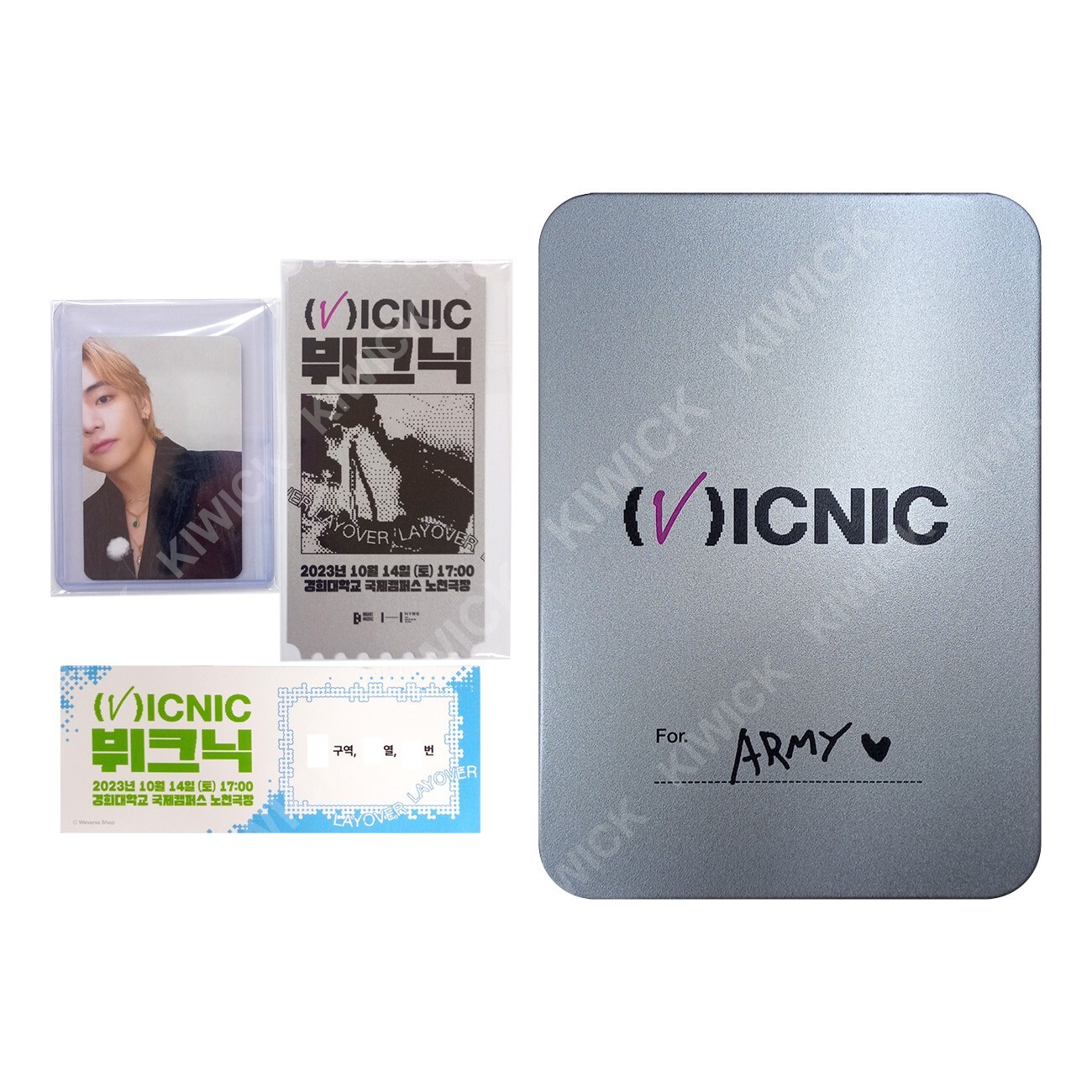 BTS テヒョン VICNIC Layover チケット+トレカ BTS テヒョン VICNIC Layover チケット+トレカ $_57.JPG?set_id