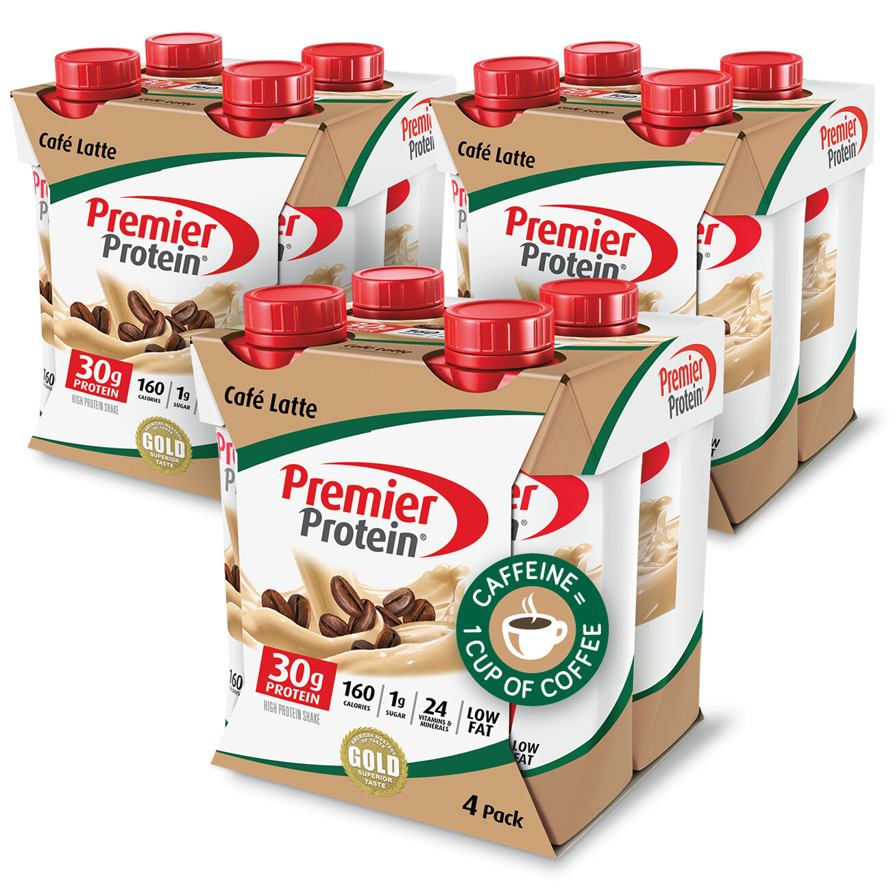 Premier Protein 30g High Protein Shake, Cafe Latte (11 fl
