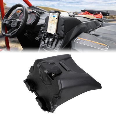 Black Electric Device Tablet Holder GPS Mount for Can Am Maverick X3 2017-2024
