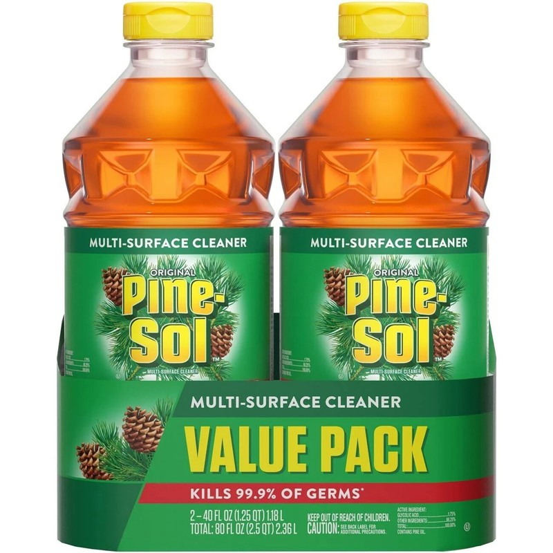 Pine-Sol All Purpose Cleaner, Original Pine, 40 Ounce Bottles (Pack