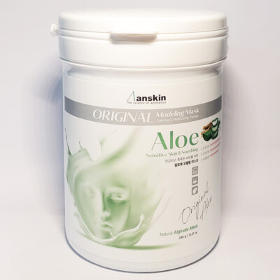 Anskin Original Aloe Modeling Mask Pack 240g Soothing Whitening Moist K-Beauty