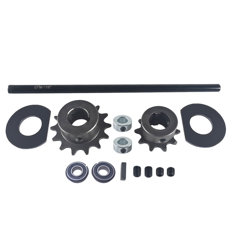 Complete Jackshaft Kit For Go Kart / Mini Bike 5/8" X 16" #35 Chain