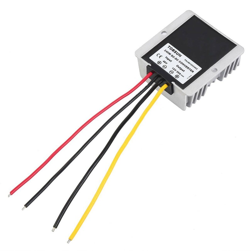GOLF Cart DC Buck Converter 20A 48V 36V Volt Voltage Reducer Regulator to 12V