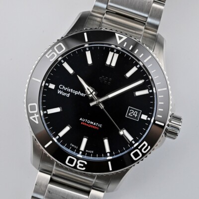 christopher ward c60 trident pro 600 mk2 gmt automatic 43mm full kit 315380975743