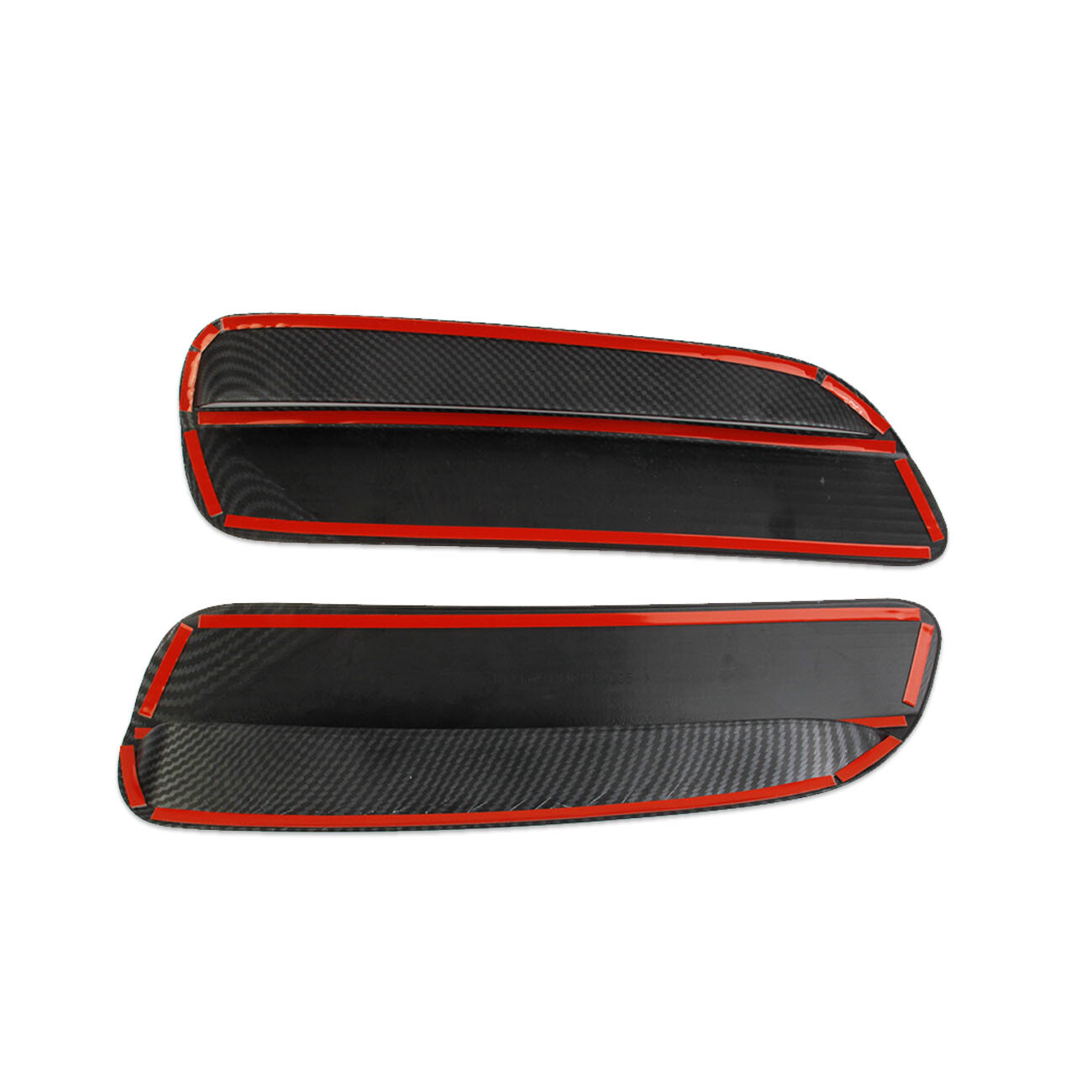 Carbon fiber style engine hood air vent moulding cover trim for Pontiac G8