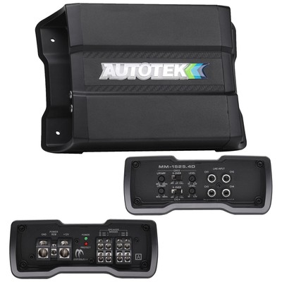 AUTOTEK MM-1525.4D MEAN MACHINE 1500W MAX COMPACT CLASS-D 4-CHANNEL AMPLIFIER
