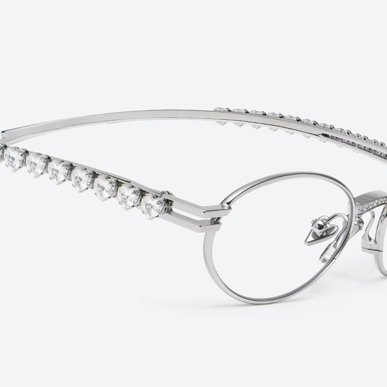 Pre-owned Gentle Monster X Jennie Jentle Salon Barrette 02 Silver Metal Clear / Fedex.
