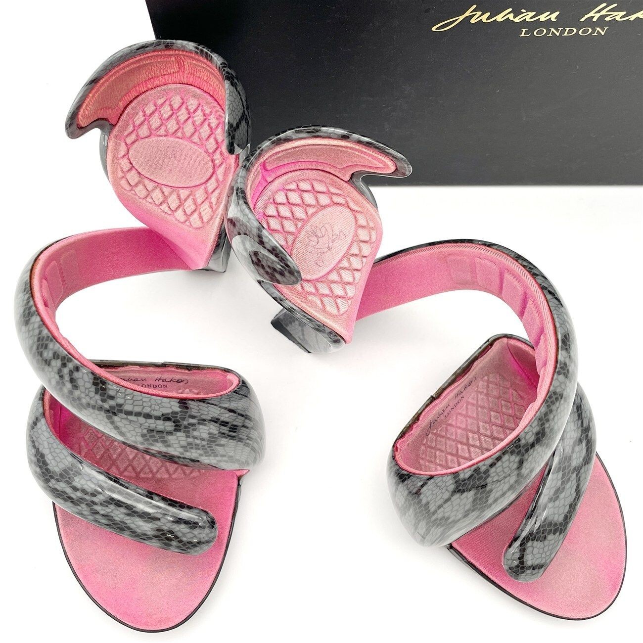ジュリアン ヘイクス (Julian Hakes) Julian Hakes Mojito Sandals Black x Grey collection Fashion