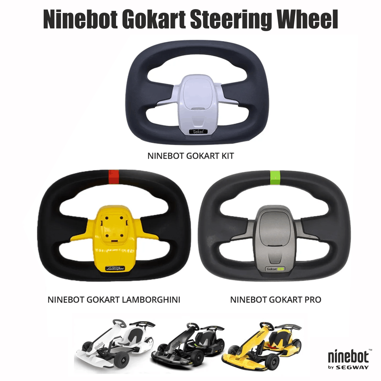 Ninebot Steering Wheel Spare Part for Gokart