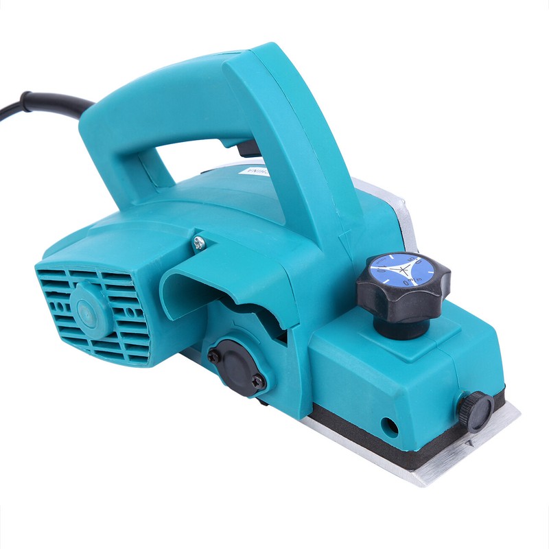 800W Powerful Electric Wood Planer Door Plane Hand Held Woodworking 11000PRM