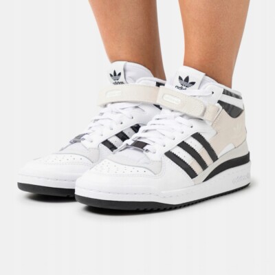 Adidas Originals Forum Mid Women’s Sneaker White Shoe Athletic #506