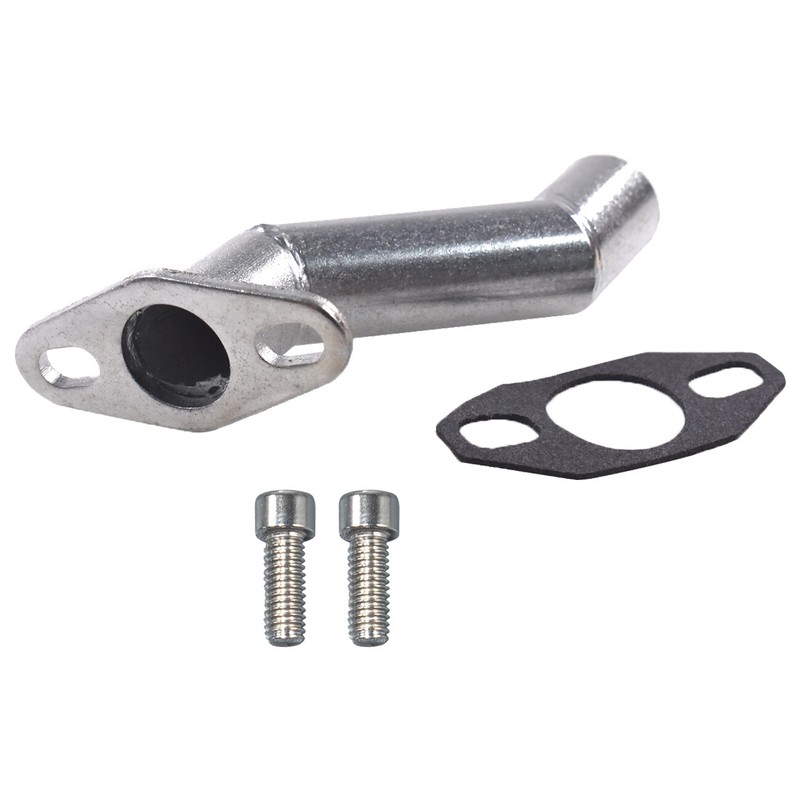 32-40mm Silver Offset Intake Manifold w/Gasket For 49cc 66cc 80cc Motorized Bike