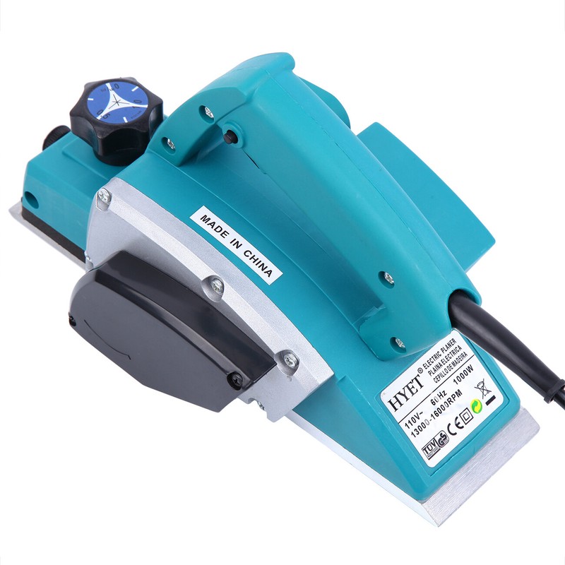 800W Powerful Electric Wood Planer Door Plane Hand Held Woodworking 11000PRM
